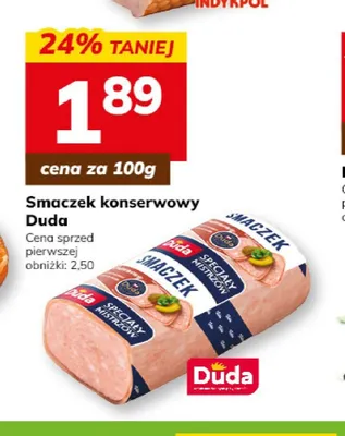 Smaczek konserwowy Duda promocja w Hitpol