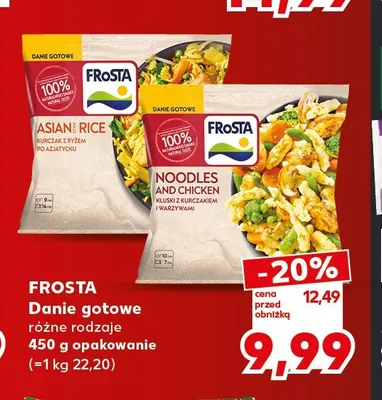 Danie gotowe Noodles and Chicken kluski z kurczakiem i warzywami Frosta promocja w Kaufland