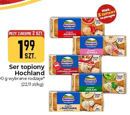 Ser topiony Hochland z ziołami promocja w Społem Częstochowa