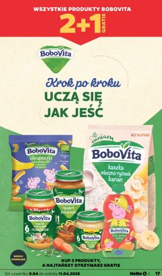 Produkty BoboVita promocja w Netto