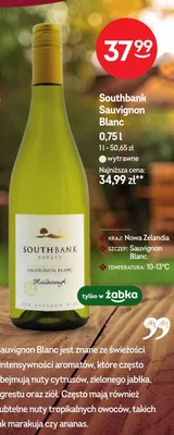Wino białe wytrawne Southbank Sauvignon Blanc promocja w Żabka