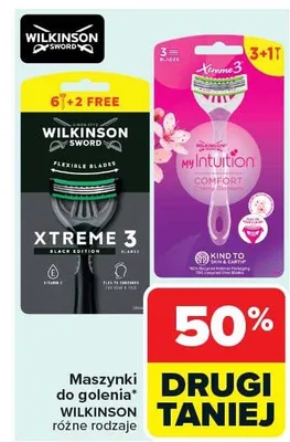 Maszynki do golenia Xtreme 3 promocja w Carrefour Market