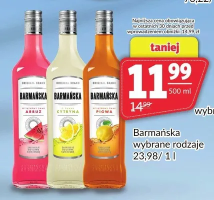 Likier Barmańska Arbuz promocja w Prim Market