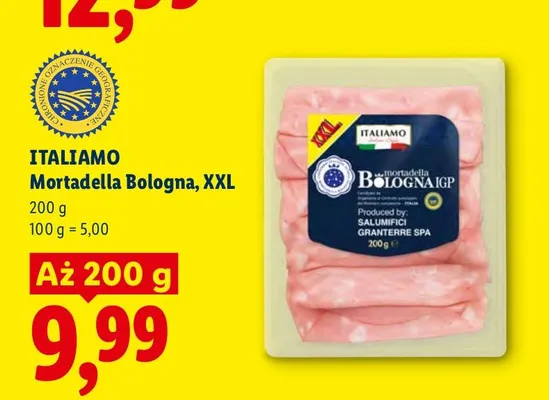 Mortadella Bologna Italiamo XXL promocja w Lidl