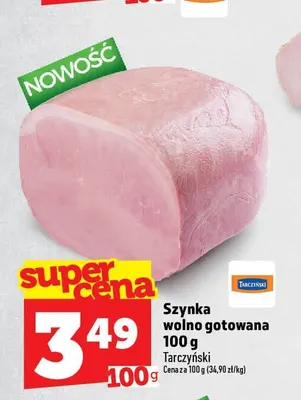 Szynka wolno gotowana Tarczyński promocja w TOPAZ
