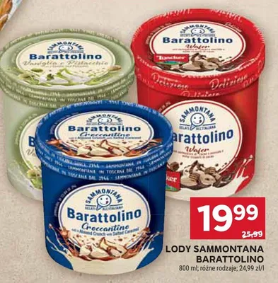 Lody sammontana barattolino promocja w Stokrotka