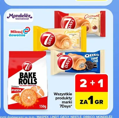 Rogalik Croissant Oreo Super Max 7Days promocja w Carrefour