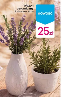 Wazon ceramiczny promocja w Pepco