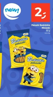 Paluszki Beskidzkie Minionki promocja w Dealz