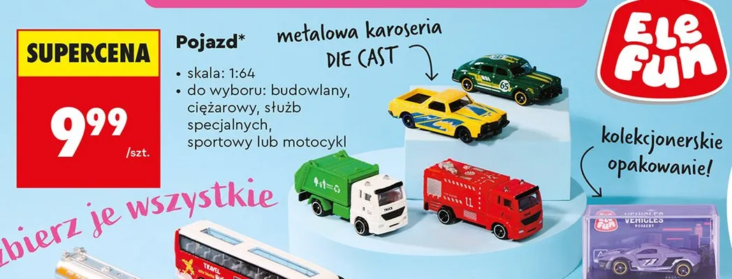 Pojazd promocja w Biedronka
