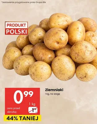 Ziemniaki promocja w Delikatesy Centrum