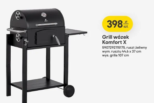 Grill wózek Komfort X promocja w Castorama
