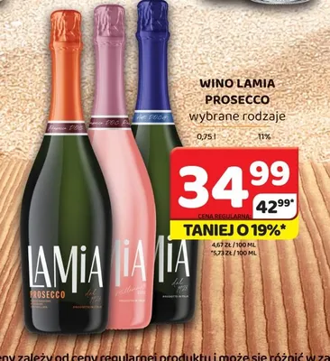 Wino musujące Lamia Prosecco Rosé promocja w Delfin