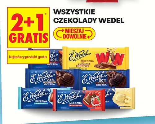 Czekolada E.Wedel Biała promocja w Biedronka