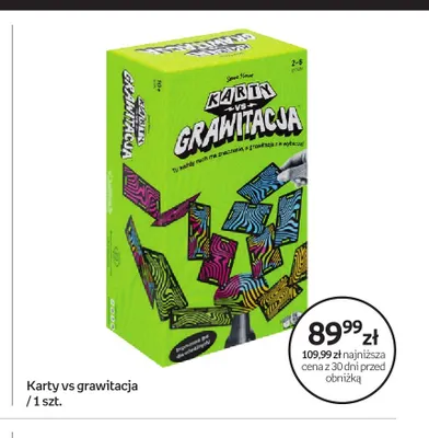 Gra Karty vs grawitacja promocja w Empik