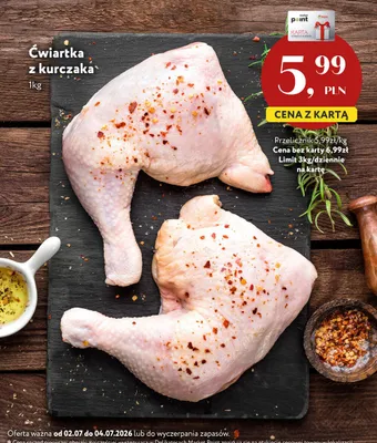 Ćwiartka z kurczaka promocja w Market Point