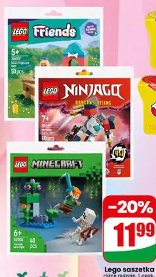 Klocki saszetka różne rodzaje Lego promocja w Dino