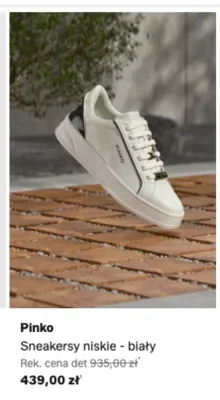 Sneakersy niskie Pinko białe promocja w Lounge by Zalando
