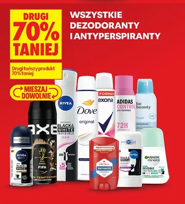 Antyperspirant w kulce Nivea Men Black & White Invisible promocja w Biedronka