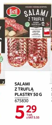 Salami z truflą plastry Bell promocja w Selgros