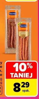 Kabanosy kruche drobiowe Tarczyński promocja w Carrefour