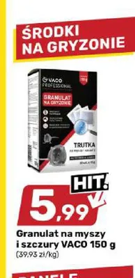 Granulat na myszy i szczury VACO promocja w Bricomarche