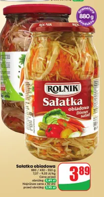 Sałatka obiadowa Rolnik promocja w Dino