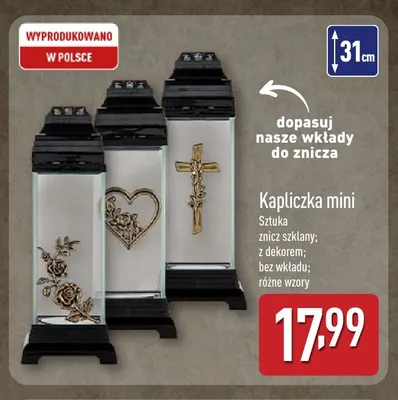 Kapliczka mini promocja w Aldi