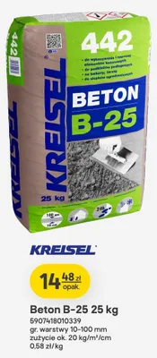 Beton Kreisel B-25 promocja w Castorama