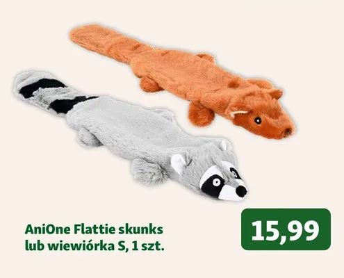 Zabawka dla psa AniOne Flattie skunks S promocja w MAXI ZOO