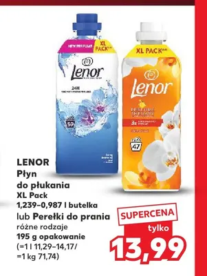 Perełki do prania Lenor promocja w Kaufland