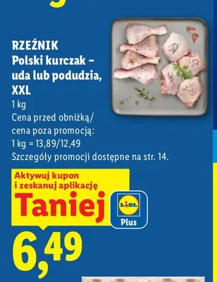 Podudzia z kurczaka XXL Rzeźnik promocja w Lidl