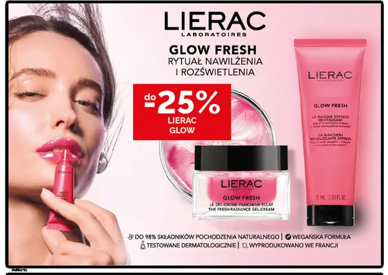Kosmetyki Lierac Glow Fresh promocja w Ziko Dermo