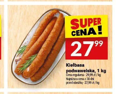Kiełbasa podwawelska promocja w Twój Market