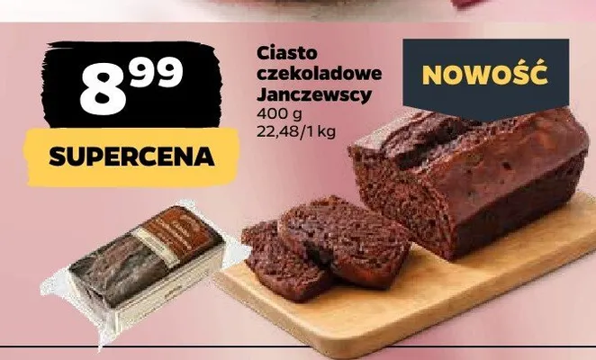 Ciasto czekoladowe janczewsky promocja w Netto