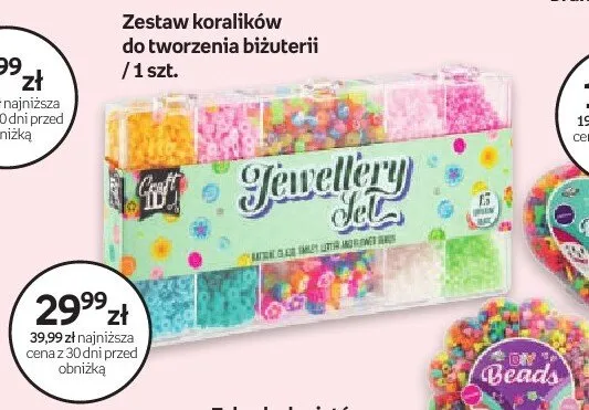 Zestaw koralików do tworzenia biżuterii promocja w Empik