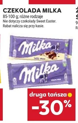 Czekolada MILKA promocja w Stokrotka