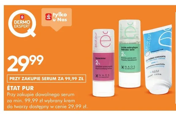 Krem do twarzy État Pur promocja w Super-Pharm