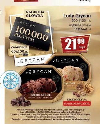 Lody Grycan promocja w Premium Nasz Sklep