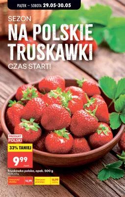 Truskawka polska promocja w Biedronka