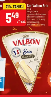 Ser Valbon Brie promocja w POLOmarket