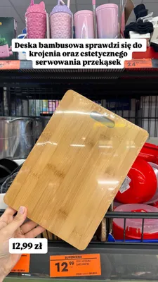 Deska bambusowa promocja w Biedronka