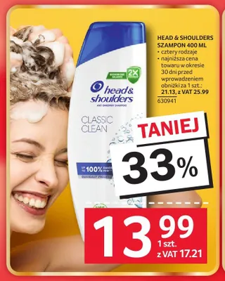 Szampon Head & Shoulders promocja w Selgros