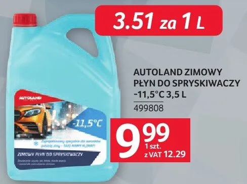 Płyn do spryskiwaczy zimowy -11,5°C promocja w Selgros