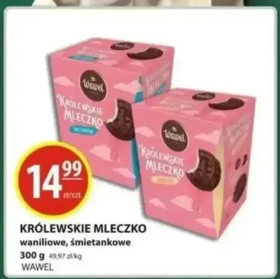 Królewskie mleczko waniliowe, śmietankowe promocja w Zielony Koszyk