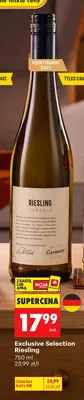 Wino białe Exclusive Selection Riesling promocja w Biedronka