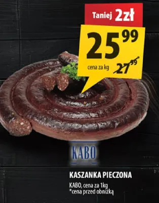 Kaszanka pieczona promocja w Arhelan