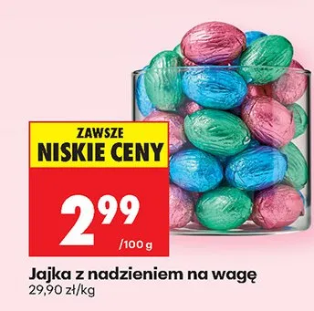 Jajka z nadzieniem na wagę promocja w Biedronka