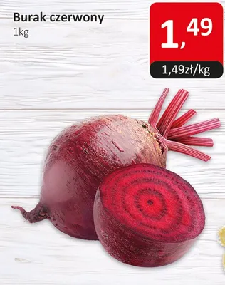 Burak czerwony promocja w Market Point