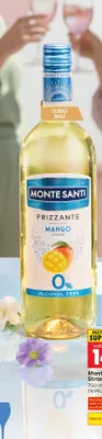 Wino musujące bezalkoholowe Frizzante Mango 0% promocja w Biedronka